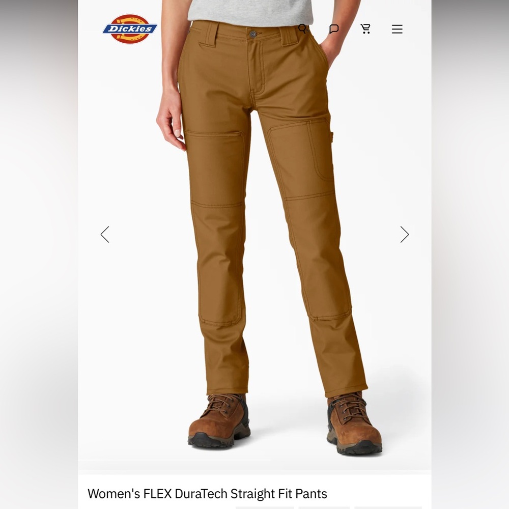 Dickies Women's Tan FLEX DuraTech Pants